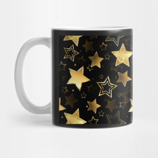 Seamless with Golden Stars Mug